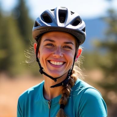 Porträt von Guide Julia Weber.